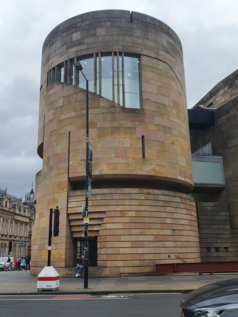 The Museum of Scotland is Georgia's destination for week four